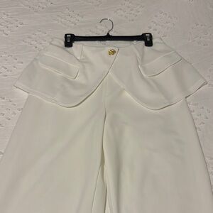 Elegant White Women's Pants